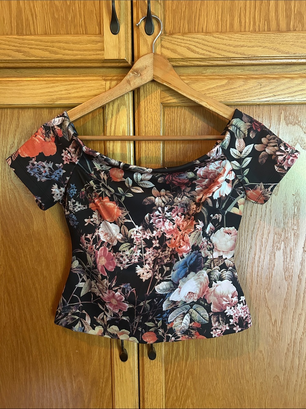 New York & Company Floral Off-Shoulder Top